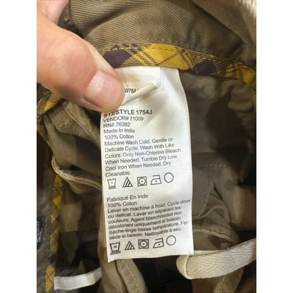 Timberland Earthkeepers Lynnwood Chino Trousers 30 Cotton Dark Khaki EUC Lynwood - Picture 9 of 11